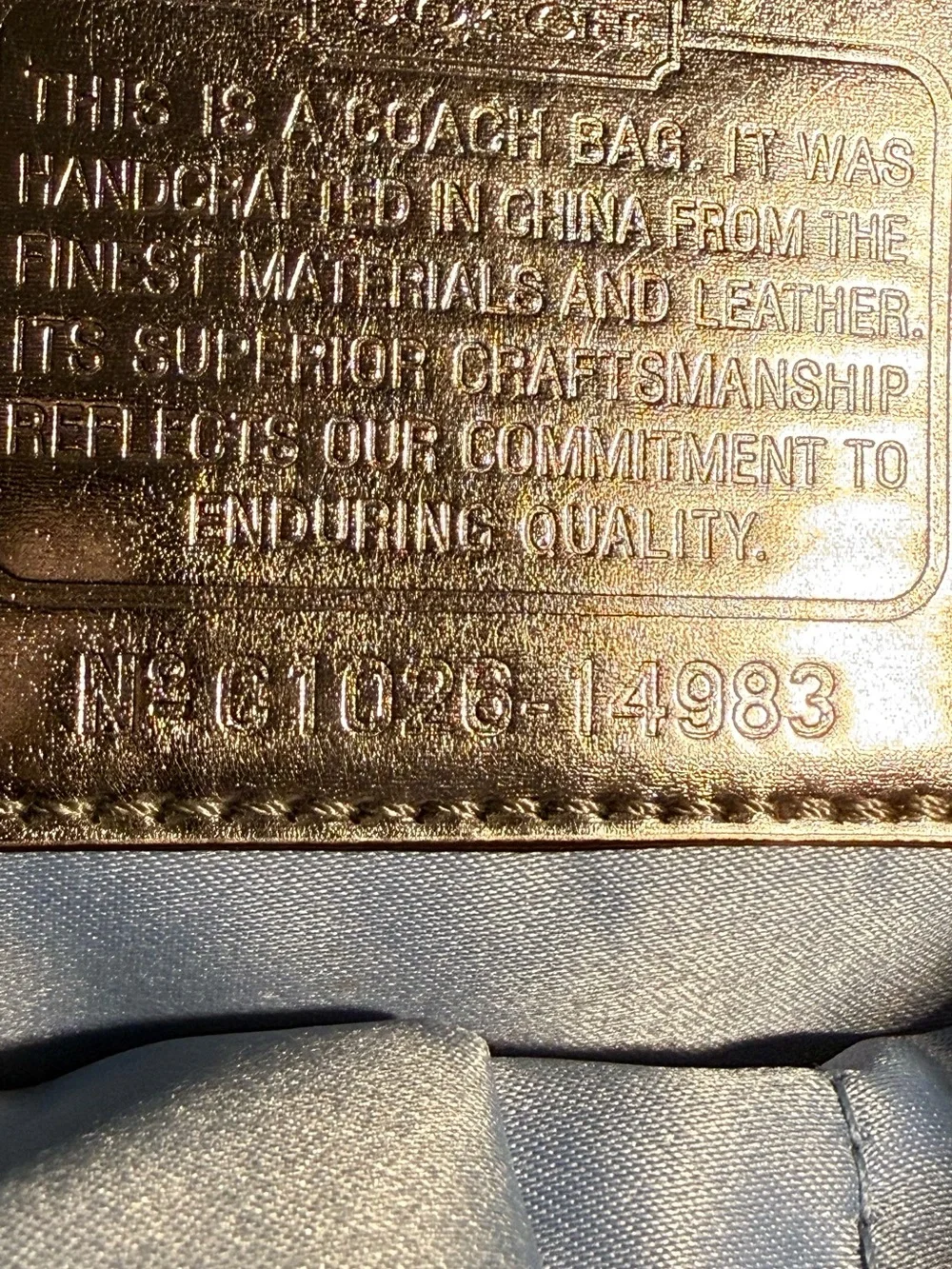 Coach shoulder bag